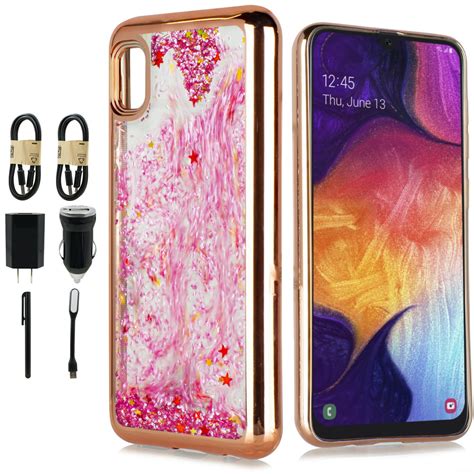Value Pack For Samsung Galaxy A10e Case Hybrid Phone Case Glitter