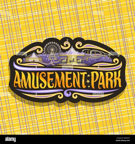 Vector Logo For Amusement Park Stock Vector Image And Art Alamy