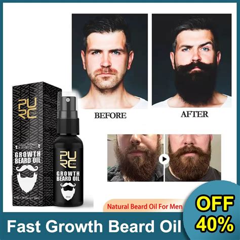 Fast Growth Beard Oil Grow Beard Thicker More Full Thicken Hair Beard Oil For Men Beard