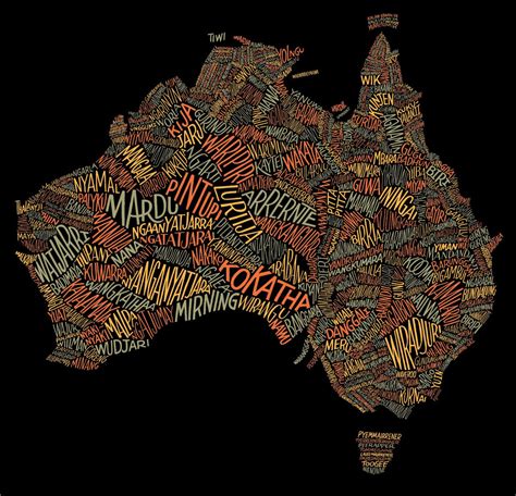 Map Of Australian Indigenous Nations