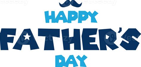 Happy Fathers Day Lettering Design For Banner Poster Or Greeting Card