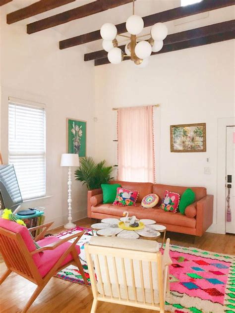 Bright Colorful Eclectic Living Room Ideas Eclectic Living Room
