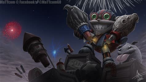 Riot Games Independence Day Art Contest By Mattcomgo On