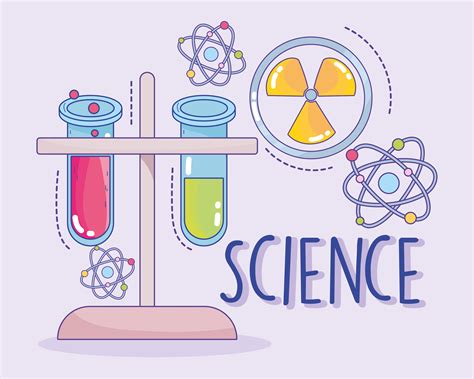 Science Medicine Nuclear Chemistry Flasks And Atom Research Laboratory