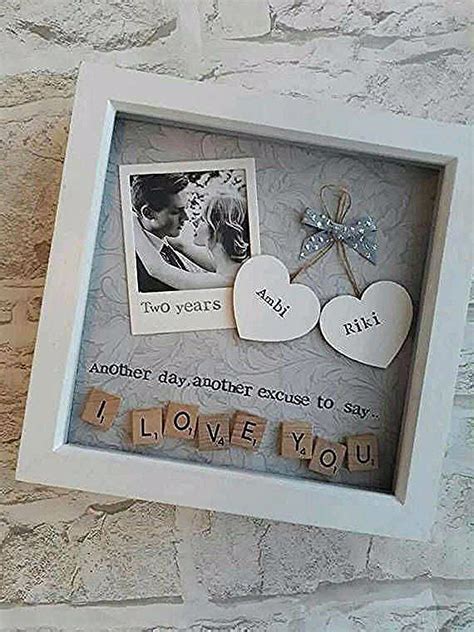 Are you looking for a gift for your boyfriend which he can proudly keep in his room and something that reminds him of a sweet memory of the two of you? Gift for Saying I Love You Personalized Scrabble Art Frame ...