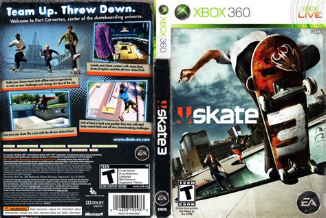 Skate 3 Xbox 360 Game Covers Skate 3 Dvd Ntsc F1 Dvd Covers