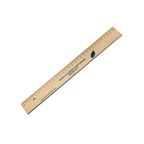 Promotional 30cm Wooden Ruler Personalised By Mojo Promotions