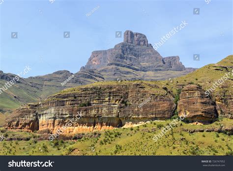 Amphitheater Royal Natal National Park Drakensberg Stock Photo