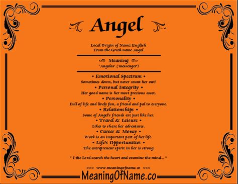 Angel - Meaning of Name