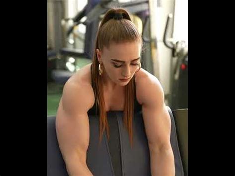 Julia Vins Bicep Workout At Gym Muscle Barbie YouTube