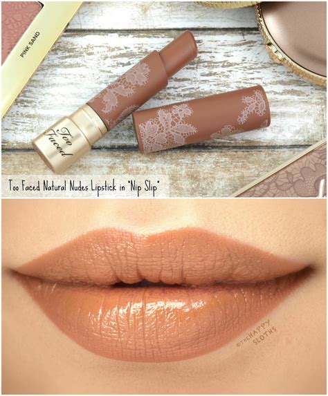 Too Faced Natural Nudes Intense Color Coconut Butter Lipstick Review