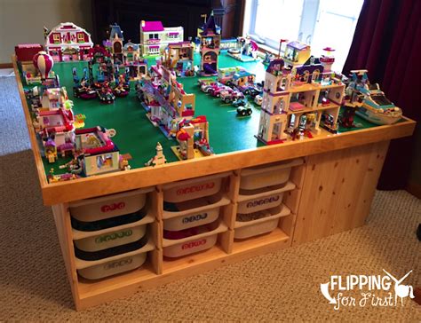 Diy Lego Table Ideas With Loads Of Storage Organised Pretty Home