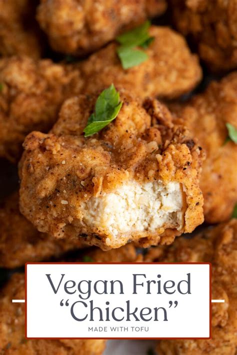 Vegan Fried Chicken Made With Tofu 40 Aprons