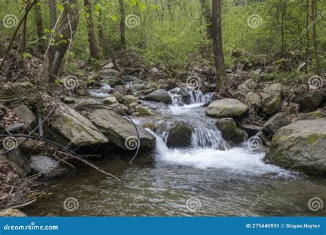 Waterfall At Crazy Mary River Belasitsa Mountain Bulgaria Stock Image