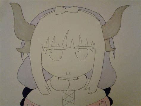 Kanna Kamui Drawingcoloring Process Anime Amino