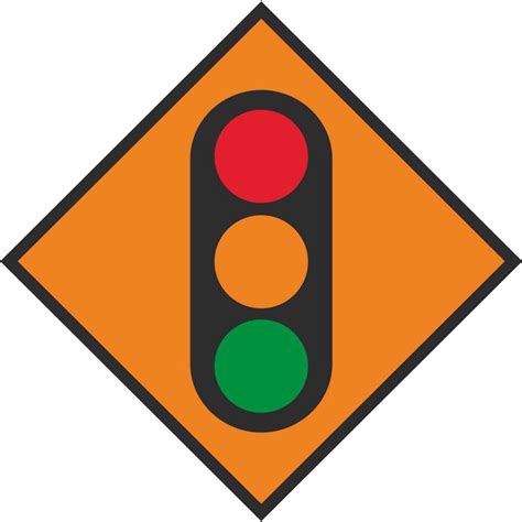 Wk 060 Temporary Traffic Signals Roadworks Safety Signs Ireland