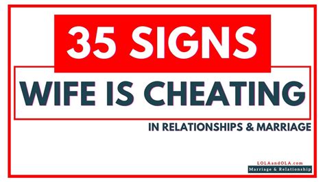 35 Warning Signs Your Wife Is Cheating ️ 2022 Update