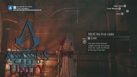 Assassins Creed Unity Riddle And Cafe Mission Youtube