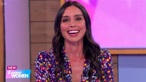 Christine Lampard Wows Loose Women Viewers In A Rainbow Summer Dress HELLO
