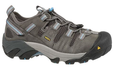 Keen Low Height Womens Athletic Work Shoes Steel Toe Type Gray Size