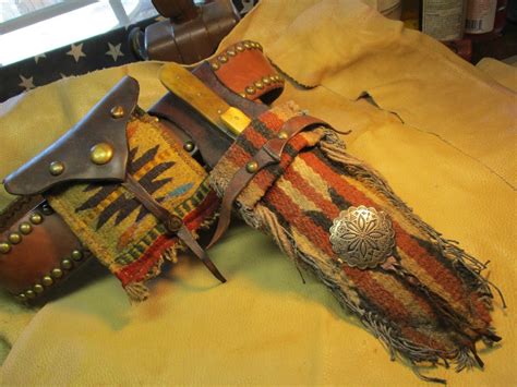 Bowie Knife, Southwestern Mountain Man Knife w/ Possibles Bag, Cowboy Knife | eBay | Bowie knife 