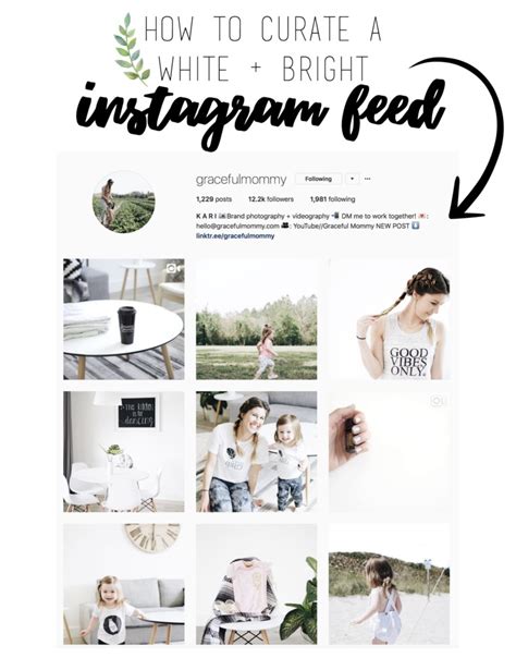 How To Curate A White Bright Instagram Feed Graceful Mommy