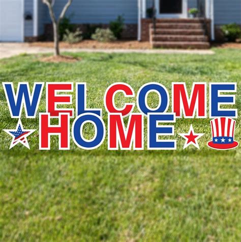 Welcome Home Yard Card Sign Magic Special Events Event Rentals Near