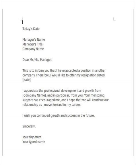 Resignation Letter For Better Career Growth The Cover Letter For Teacher