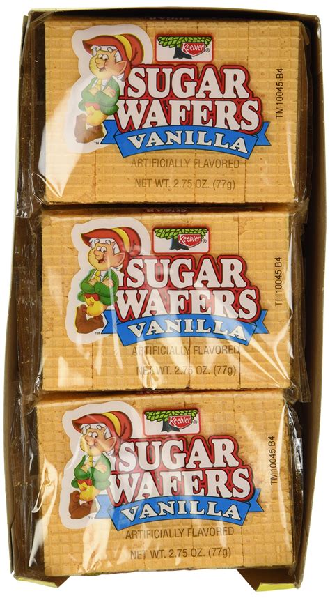 Keebler Sugar Wafer 275 Packages Vanilla 33 Ounce Pack Of 12