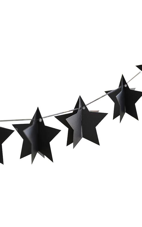 ginger ray 3d star bunting home prettylittlething