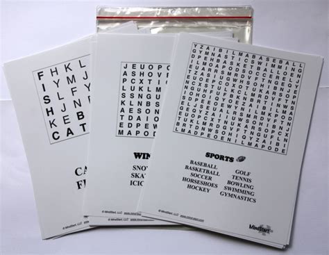 Large Print Word Search Games For Memory And Brain Of Seniors And Dementia