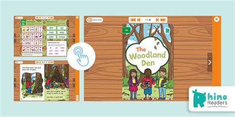 Level 4b Reading Scheme Book The Woodland Den Twinkl