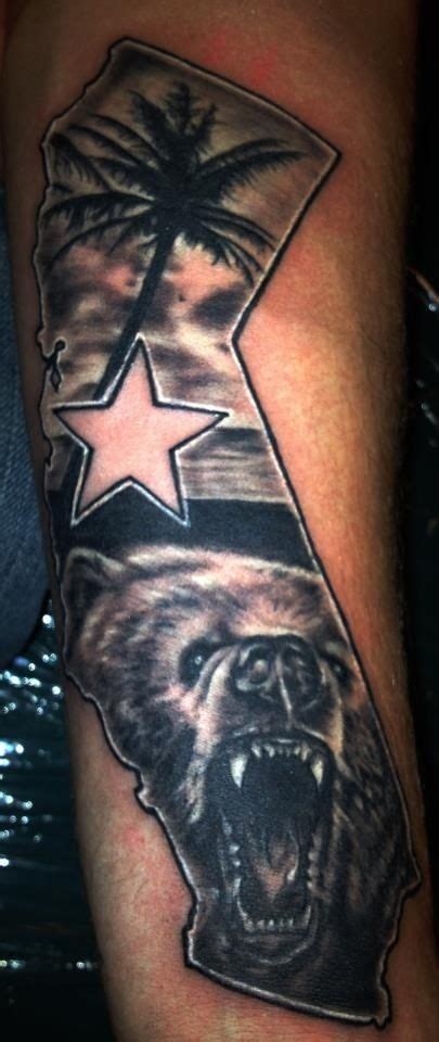 Cali Tattoo Tattoos For Guys California Bear Tattoos Bear Tattoos