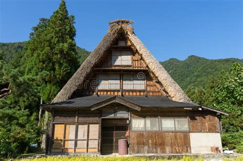 Gassho Zukuri Houses In Shirakawa Go Village In Japan Stock Image