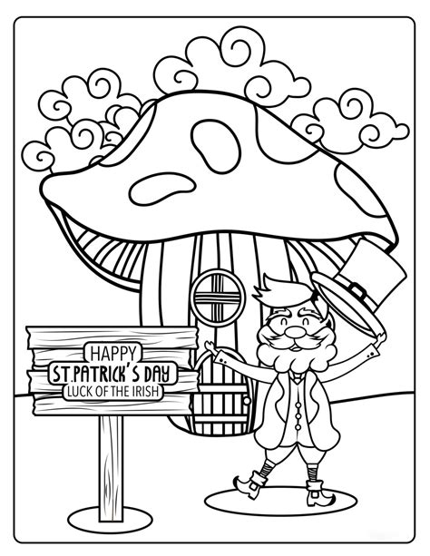 Happy St Patrick S Day Coloring Pages St Patricks Day Coloring Pages Coloring Pages For