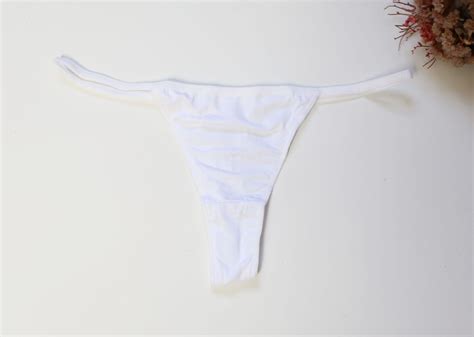 Women Sexy Thong Smooth Solid Tback Underwear Lady High Cut G String Panties S M Ebay