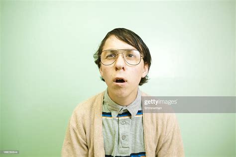 Confused Nerd Guy High Res Stock Photo Getty Images