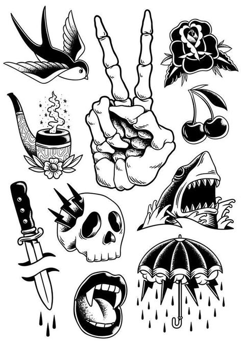 Pin By Алексей On Tatoos Traditional Tattoo Art Tattoo Flash Sheet