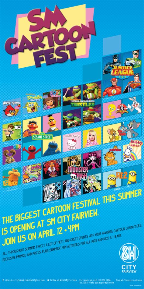Visit Sm City Fairview For Their Sm Cartoon Fest Daddy Yashiros Journal