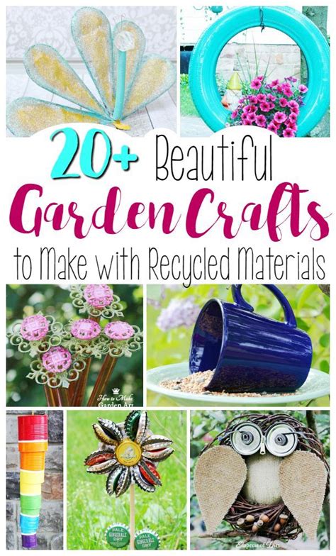 Recycled Garden Crafts Garden Art Crafts Recycled Projects Diy