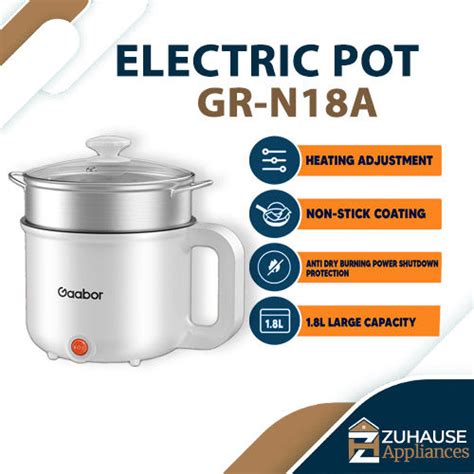 Gaabor Mini Rice Cooker Electric Pot L Multi Function Cooker Non