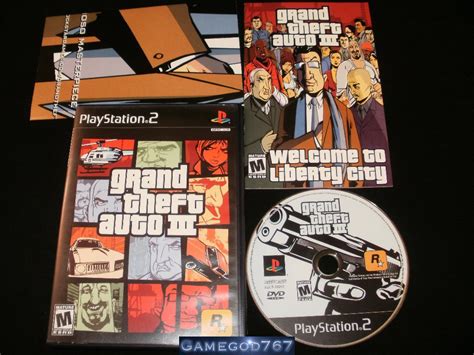 Grand Theft Auto Iii Sony Ps2 Complete Cib Black Label Original