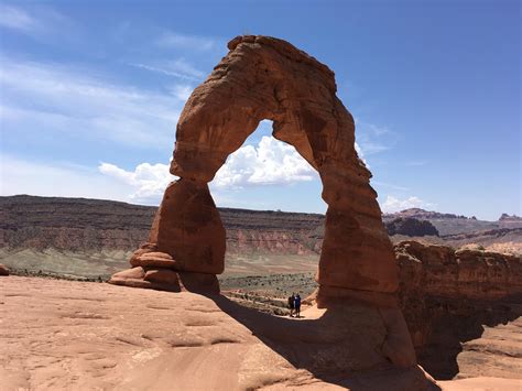 Delicate Arch In Arches National Park Utah Usa Thats Me In The