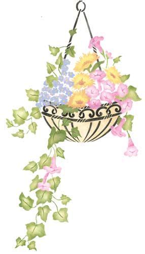 Johan laurentz jensen, flowers in painting. Hanging baskets, Stencils and Baskets on Pinterest