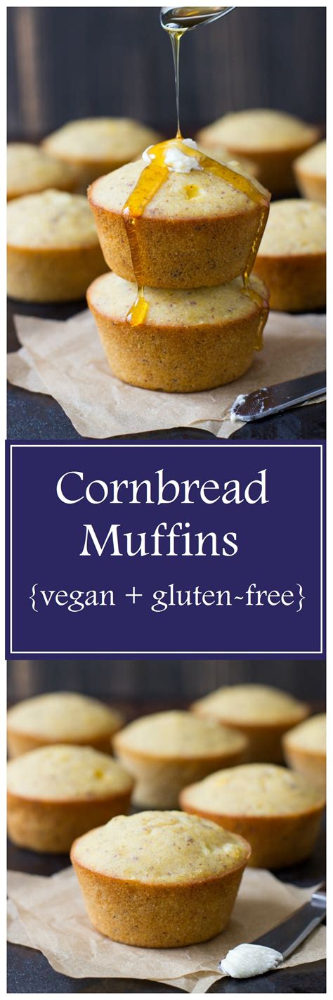 Serve it with chili, as a bbq side dish, and of course great for the holidays. Vegan and Gluten-free Cornbread Muffins - Making Thyme for ...