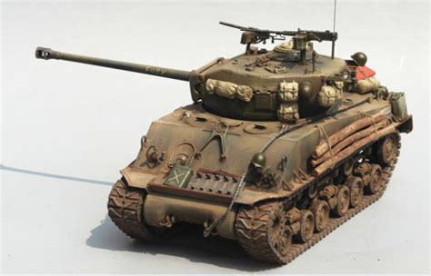 Scale Model Tank Finished Model Kit M A E Sherman Fury Tank Model