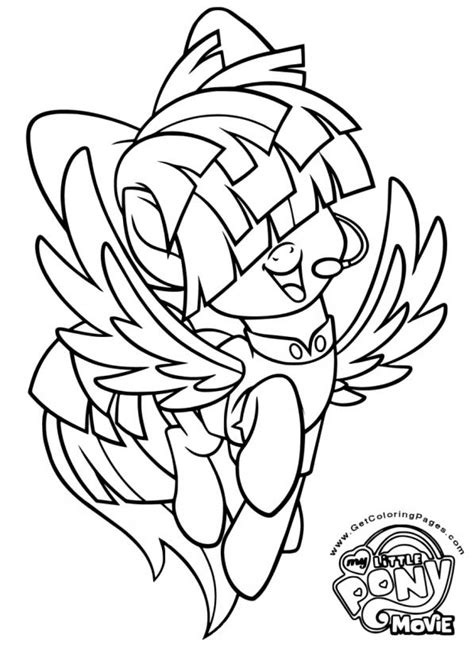 Kidsnfun Kleurplaat My Little Pony de Film Songbird Serenade