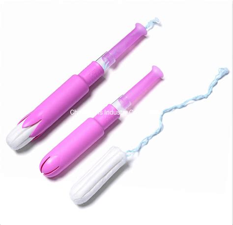 Super Absorbent Disposable Organic Cotton Tampon For Menstrual