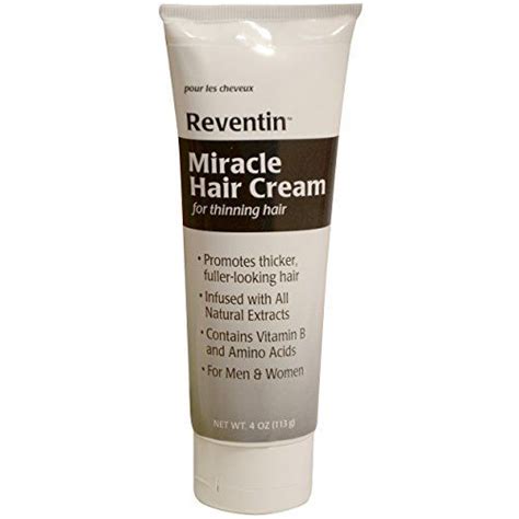 Promotes strong, shiny, healthy, growing hair enjoy the tingle.enjoy the growth™ excellent on relaxed, braided, weaved or natural hair my dr. Reventin Miracle Hair Cream for Thinning Hair 4oz easy to ...