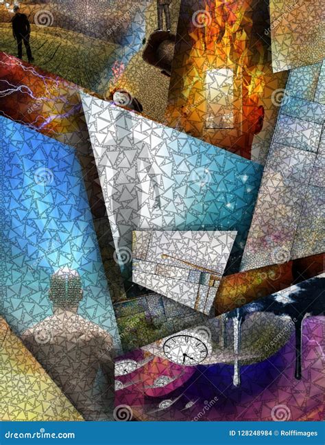 Multi Layered Abstract Stock Photo Image Of Dimension 128248984